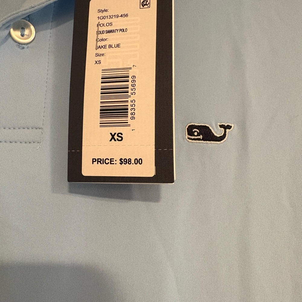 New with Tags! Men’s Vineyard Vines Sankaty Performance Polo - Picture 3 of 5